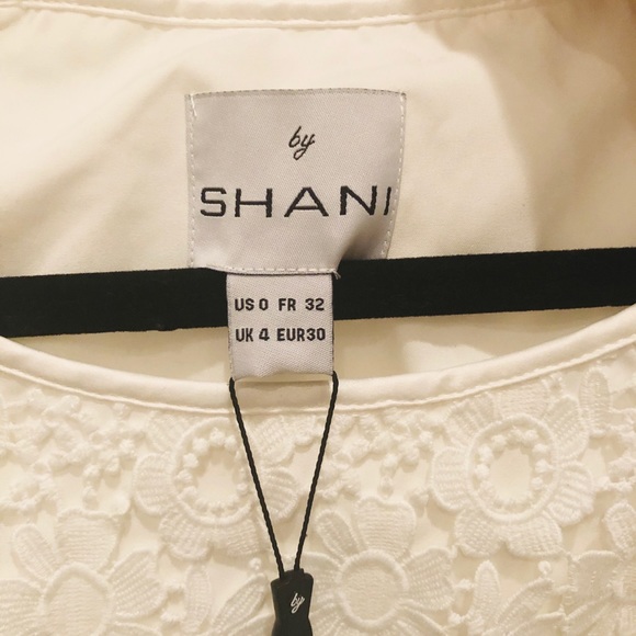 Anthropologie Shani Dress Lace Black & White - Picture 4 of 4